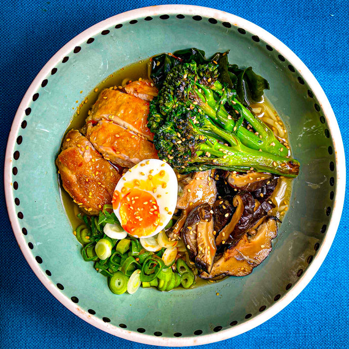 Easy Chicken and Mushroom Ramen By Somerset Foodie